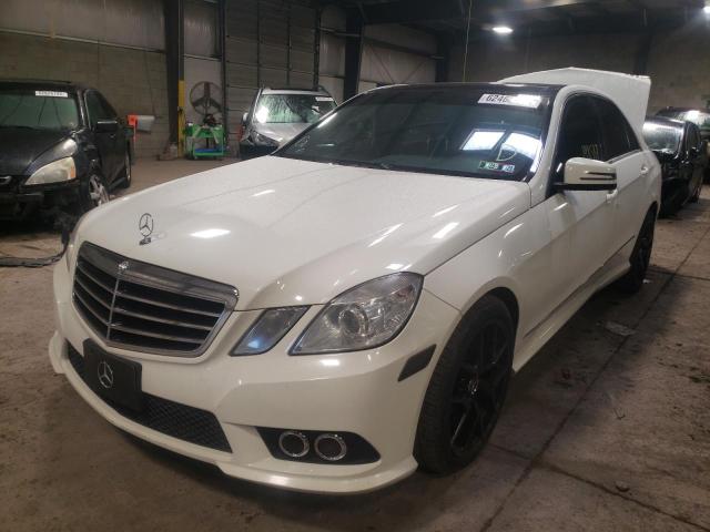 WDDHF8HB5AA076398 - 2010 MERCEDES-BENZ E 350 4MAT WHITE photo 2