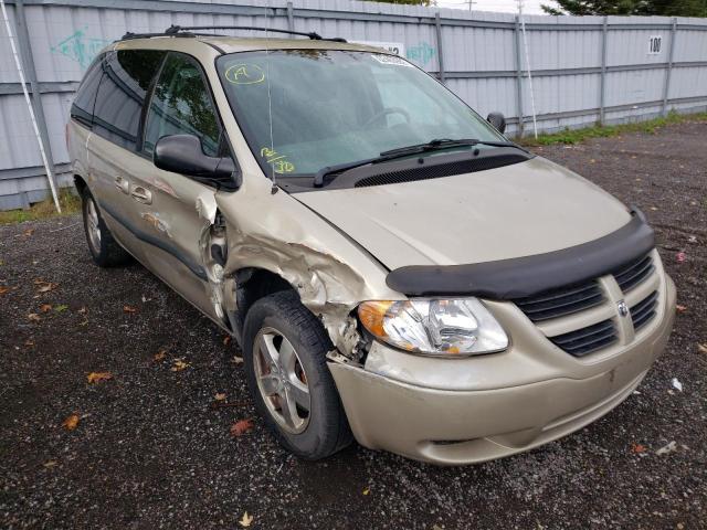 1D4GP45R85B372533 - 2005 DODGE CARAVAN SX BEIGE photo 1