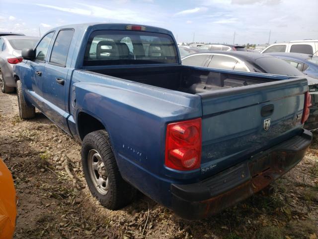 1D7HE28N46S624144 - 2006 DODGE DAKOTA QUA BLUE photo 3