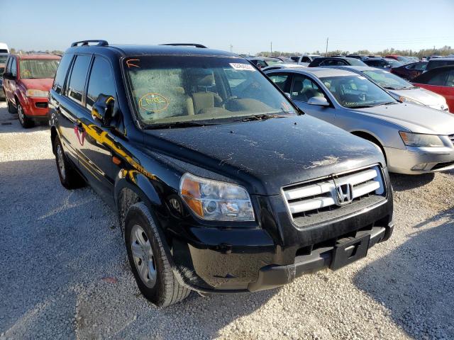 5FNYF28208B023424 - 2008 HONDA PILOT VP BLACK photo 1