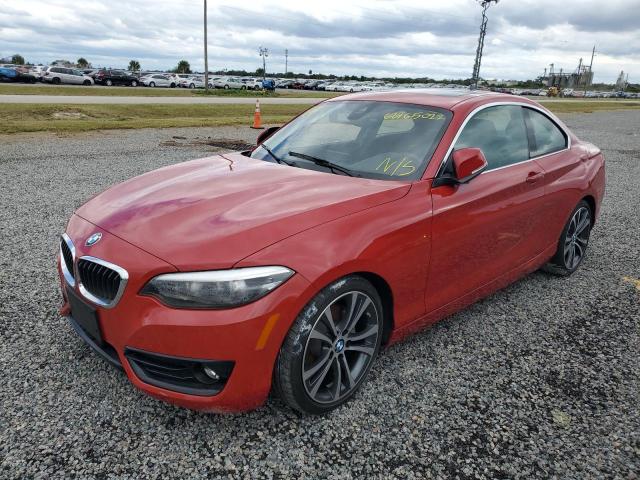 WBA2J3C58JVD48907 - 2018 BMW 230XI RED photo 2