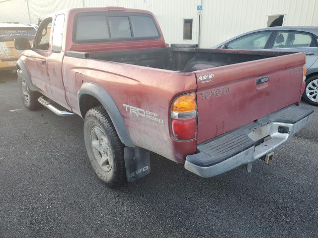 5TEWN72N84Z441765 - 2004 TOYOTA TACOMA XTR RED photo 3