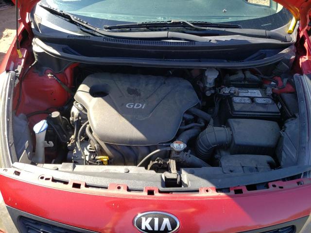 KNADM4A34D6254607 - 2013 KIA RIO RED photo 7