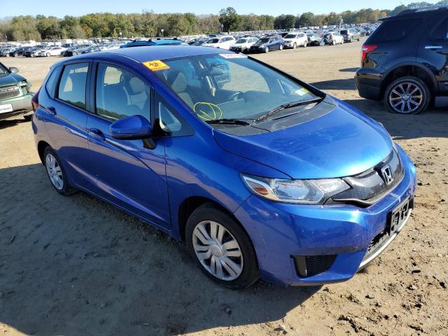 JHMGK5H50GX021825 - 2016 HONDA FIT LX BLUE photo 1