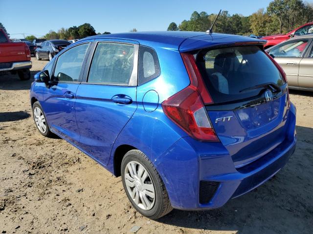 JHMGK5H50GX021825 - 2016 HONDA FIT LX BLUE photo 3