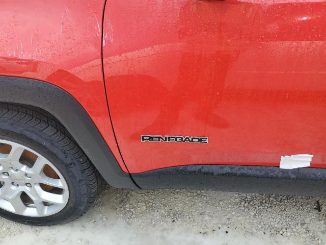 ZACCJABB0JPJ66445 - 2018 JEEP RENEGADE L RED photo 9