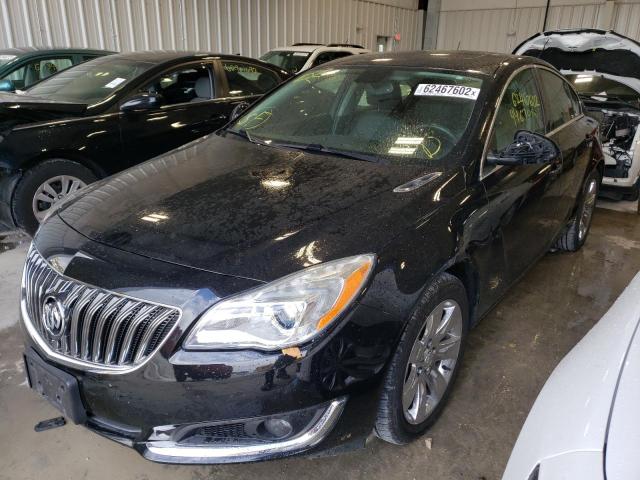 2G4GM5EX6H9103071 - 2017 BUICK REGAL BLACK photo 2