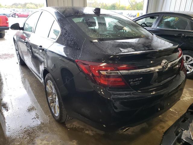 2G4GM5EX6H9103071 - 2017 BUICK REGAL BLACK photo 3