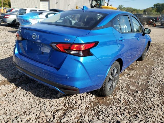 3N1CN8EV4ML826850 - 2021 NISSAN VERSA SV BLUE photo 4