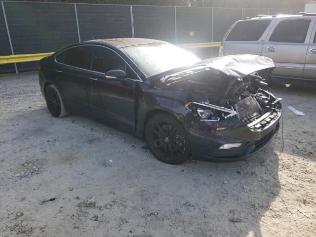 3FA6P0VP3HR394963 - 2017 FORD FUSION SPO BLACK photo 1