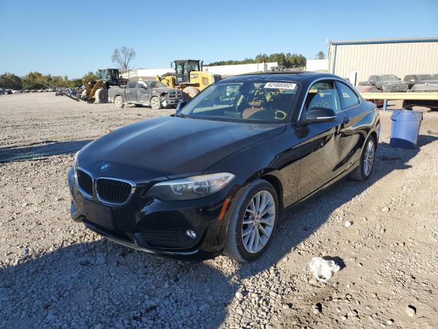 WBA1F5C59EV246155 - 2014 BMW 228 I BLACK photo 2