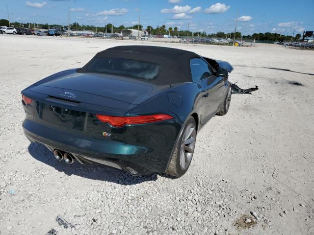 SAJWA6FU0H8K44962 - 2017 JAGUAR F-TYPE S GREEN photo 4