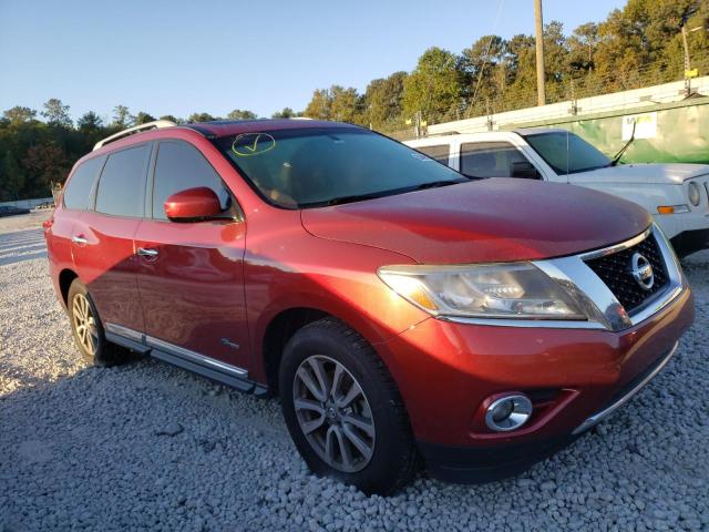 5N1CR2MN7EC639708 - 2014 NISSAN PATHFINDER RED photo 1