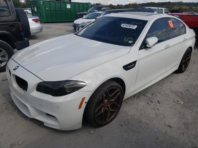 WBSFV9C53DD096351 - 2013 BMW M5 WHITE photo 2