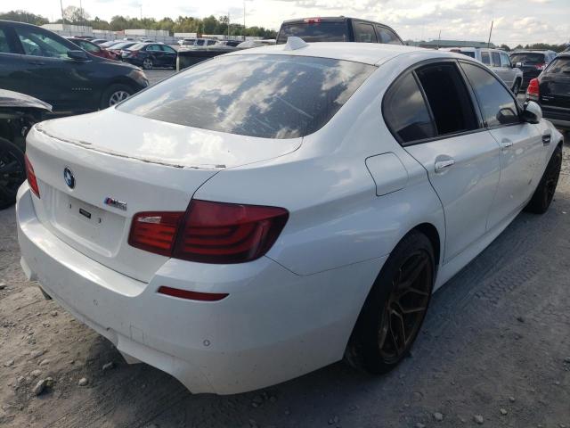 WBSFV9C53DD096351 - 2013 BMW M5 WHITE photo 4