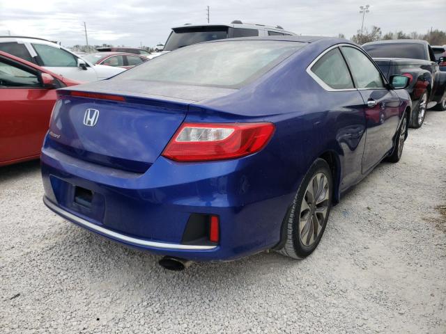 1HGCT1B37EA014868 - 2014 HONDA ACCORD LX- BLUE photo 4