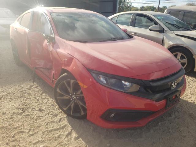 2HGFC2F83LH549137 - 2020 HONDA CIVIC SPOR 红色 照片 1