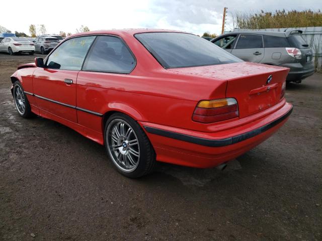 WBABE5306NJA01271 - 1992 BMW 318 IS RED photo 3