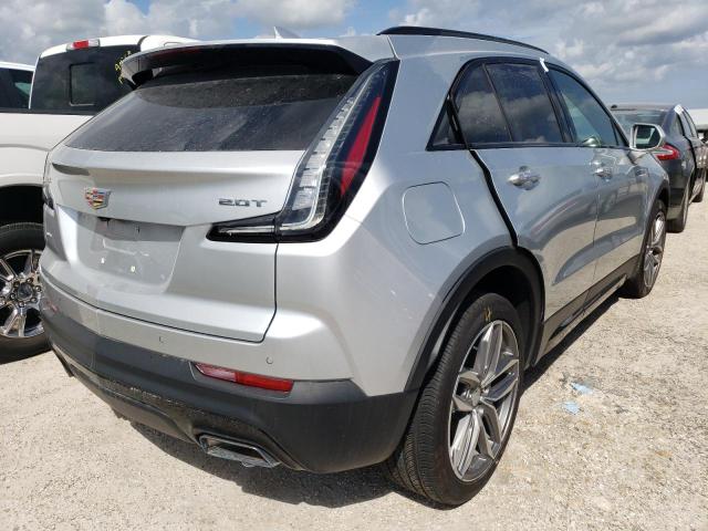 1GYFZFR41KF138536 - 2019 CADILLAC XT4 SPORT SILVER photo 4