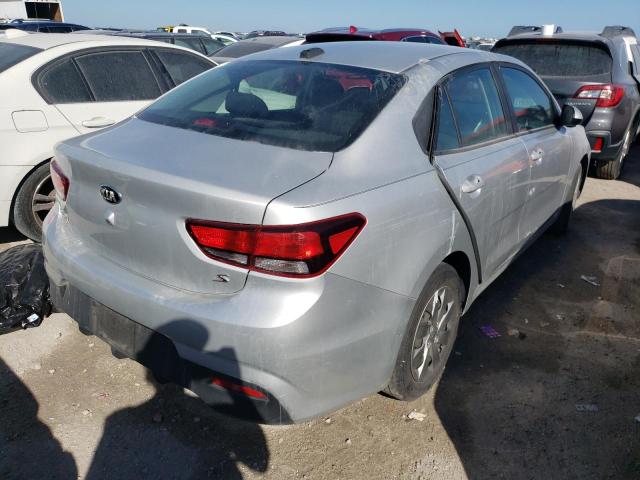 3KPA24AB7KE171473 - 2019 KIA RIO S SILVER photo 4