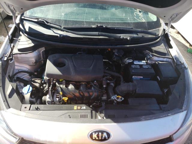 3KPA24AB7KE171473 - 2019 KIA RIO S SILVER photo 7