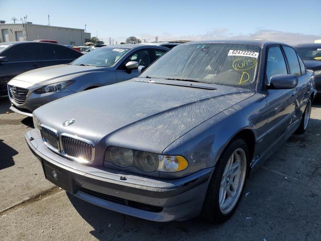 WBAGG83421DN86022 - 2001 BMW 740 I AUTO GRAY photo 2