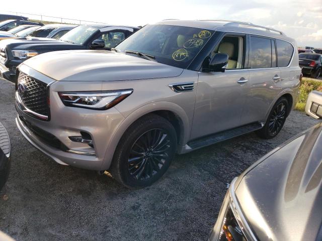 JN8AZ2AE8M9268901 - 2021 INFINITI QX80 LUXE BEIGE photo 2