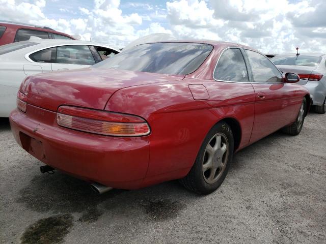 JT8JZ31C8S0021412 - 1995 LEXUS SC 300 RED photo 4