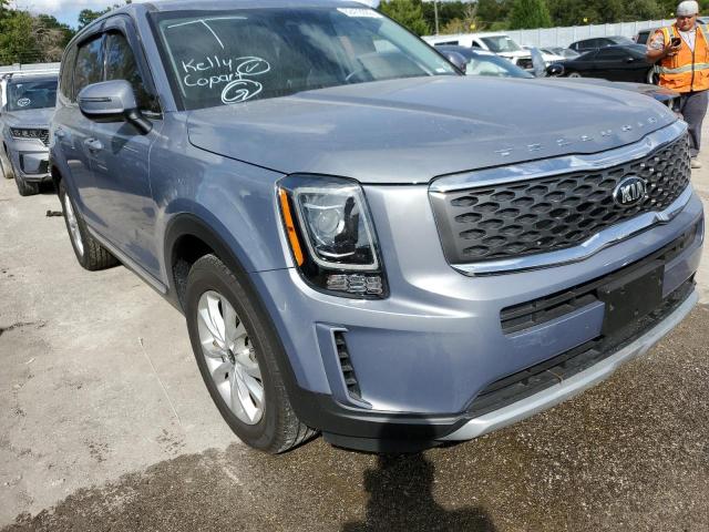 5XYP2DHC2MG139156 - 2021 KIA TELLURIDE GRAY photo 1