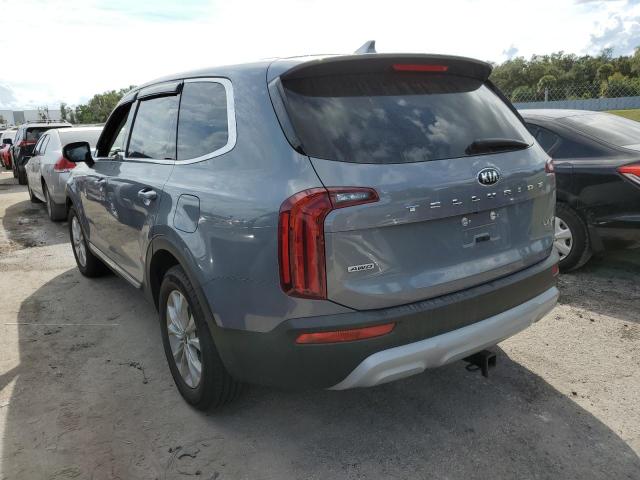 5XYP2DHC2MG139156 - 2021 KIA TELLURIDE GRAY photo 3