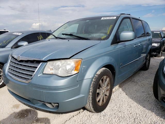 2A8HR54109R648295 - 2009 CHRYSLER TOWN & COU TURQUOISE photo 2