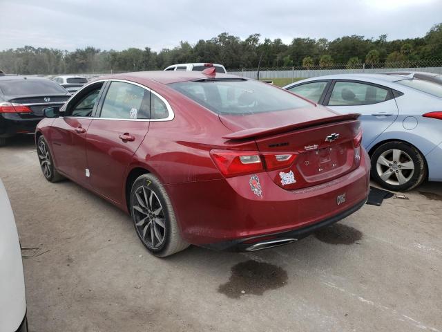 1G1ZG5ST8MF033539 - 2021 CHEVROLET MALIBU RS RED photo 3