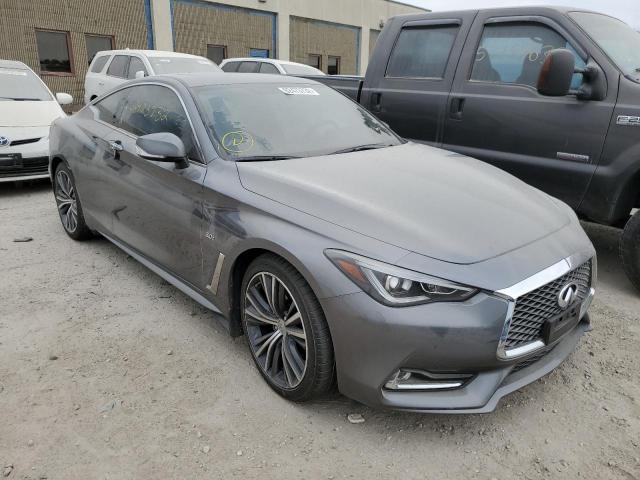 JN1EV7EL4HM552143 - 2017 INFINITI Q60 PREMIU GRAY photo 1