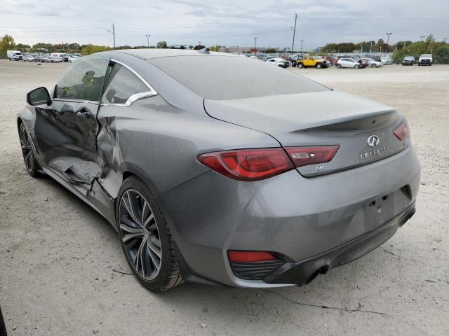 JN1EV7EL4HM552143 - 2017 INFINITI Q60 PREMIU GRAY photo 3