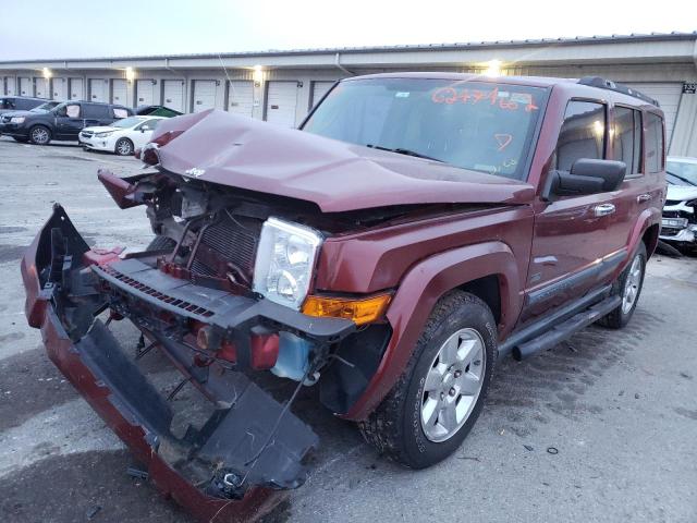 1J8HG48K57C671094 - 2007 JEEP COMMANDER 勃艮第红 照片 2