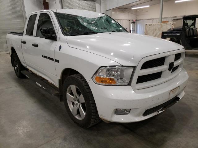 1C6RD7FT5CS165807 - 2012 DODGE RAM 1500 S WHITE photo 1