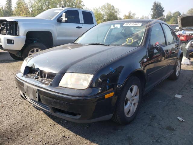 3VWSK69M03M111304 - 2003 VOLKSWAGEN JETTA GLS BLACK photo 2