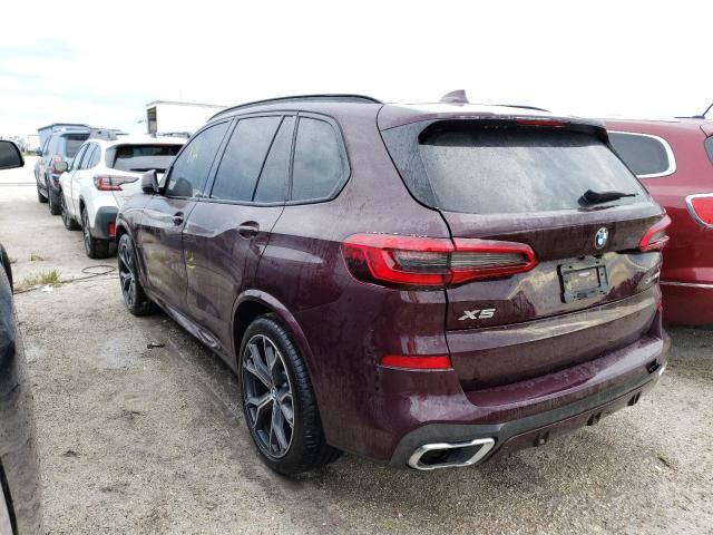 5UXCR6C00LLL83019 - 2020 BMW X5 XDRIVE4 BURGUNDY photo 3