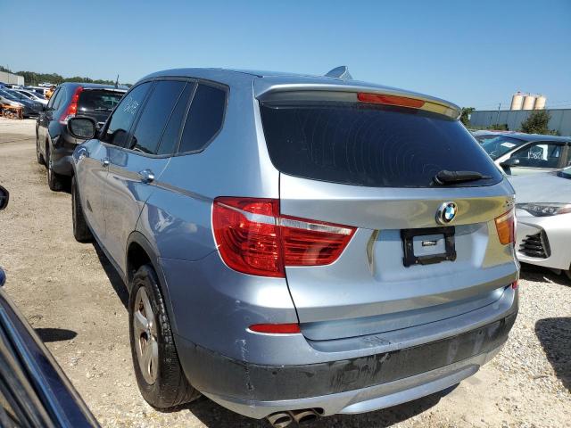 5UXWX5C54CL724527 - 2012 BMW X3 XDRIVE2 BLUE photo 3