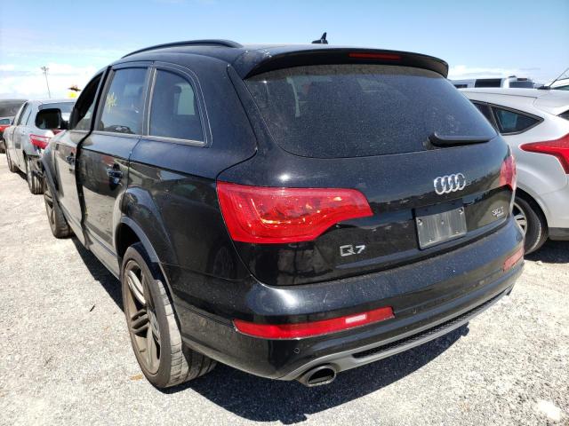 WA1DGAFE1ED008849 - 2014 AUDI Q7 PRESTIG BLACK photo 3