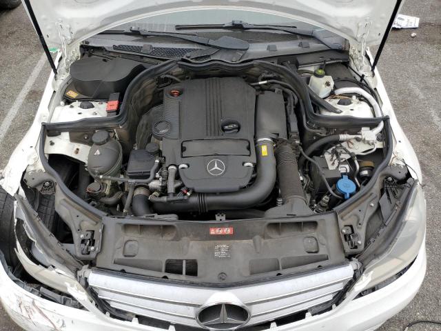 WDDGF4HB5DA868527 - 2013 MERCEDES-BENZ C 250 WHITE photo 7