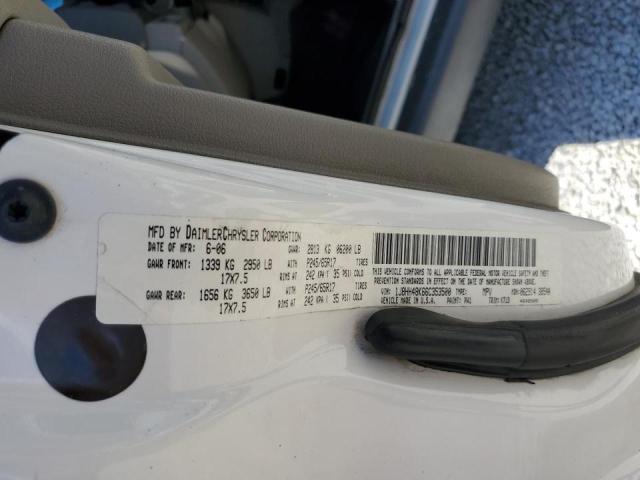 1J8HH48K66C353500 - 2006 JEEP COMMANDER 白色 照片 10