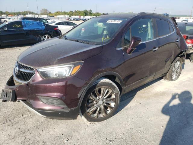 KL4CJASB4HB230312 - 2017 BUICK ENCORE PRE MAROON photo 2