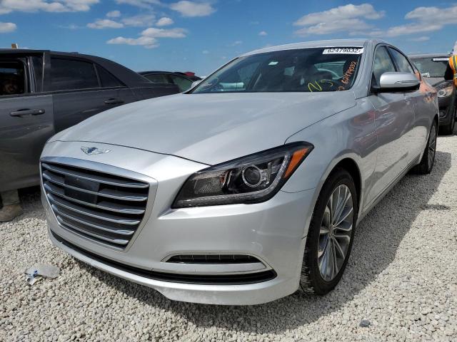 KMHGN4JEXHU167483 - 2017 GENESIS G80 BASE SILVER photo 2