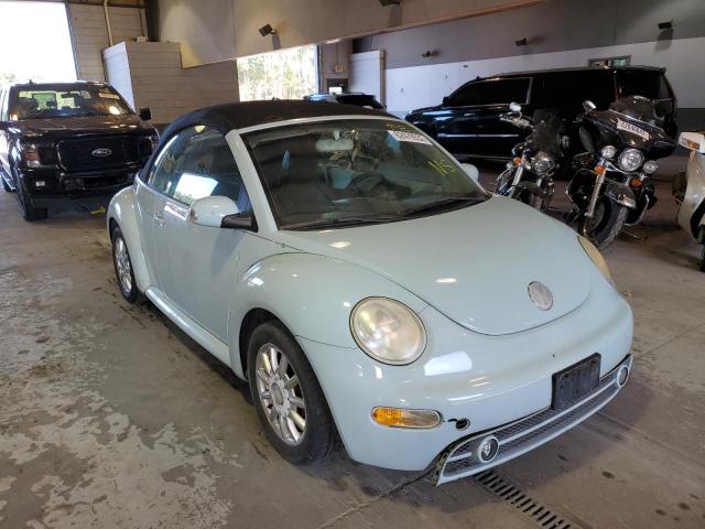 3VWCM31Y85M303245 - 2005 VOLKSWAGEN NEW BEETLE 蓝色 照片 1
