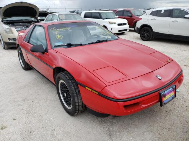 1G2PE1192JP220448 - 1988 PONTIAC FIERO RED photo 1