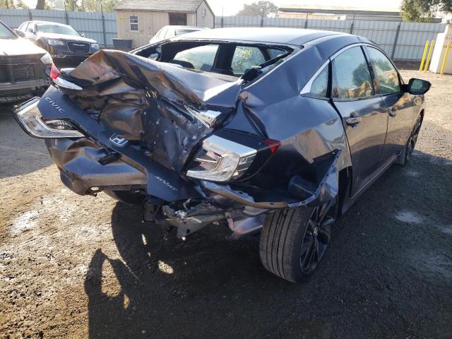 19XFC2F82ME002839 - 2021 HONDA CIVIC SPOR 灰色 照片 4