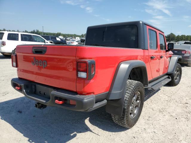 1C6JJTBG0LL179163 - 2020 JEEP GLADIATOR RED photo 4