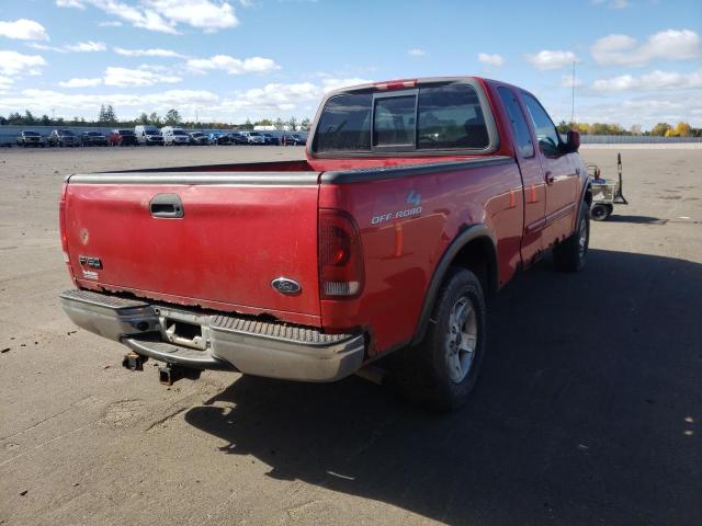 1FTRX18L62NA20346 - 2002 FORD F-150 RED photo 4