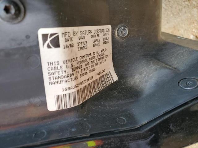 1G8AJ52F83Z105329 - 2003 SATURN ION LEVEL 黑色 照片 10